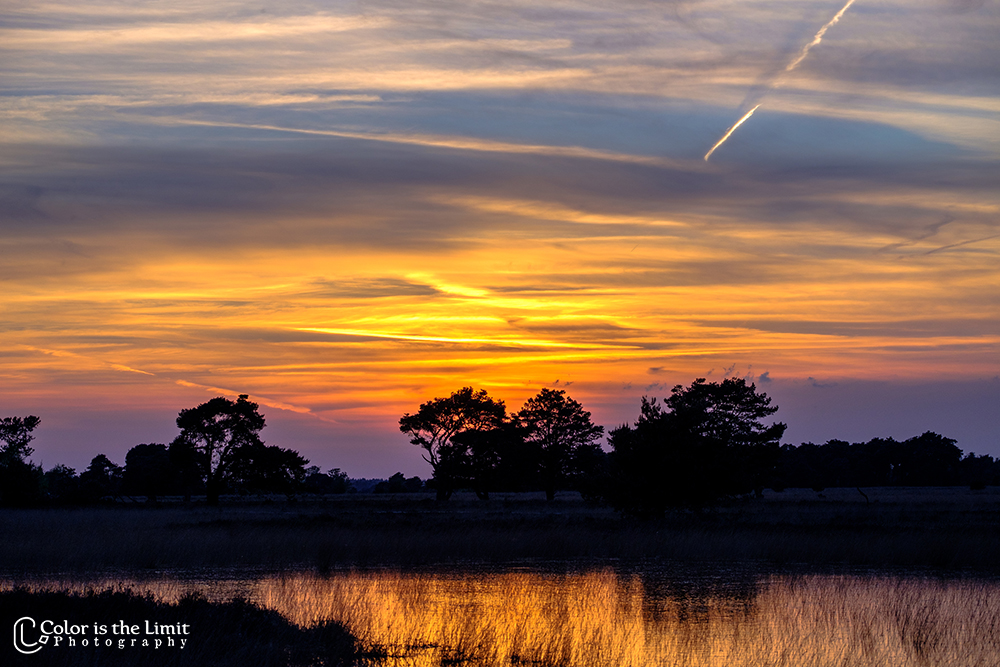 Somerse Heide | zonsondergang