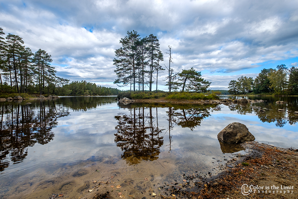 Stora Trehörningen - Tivedens National Park - Sverige