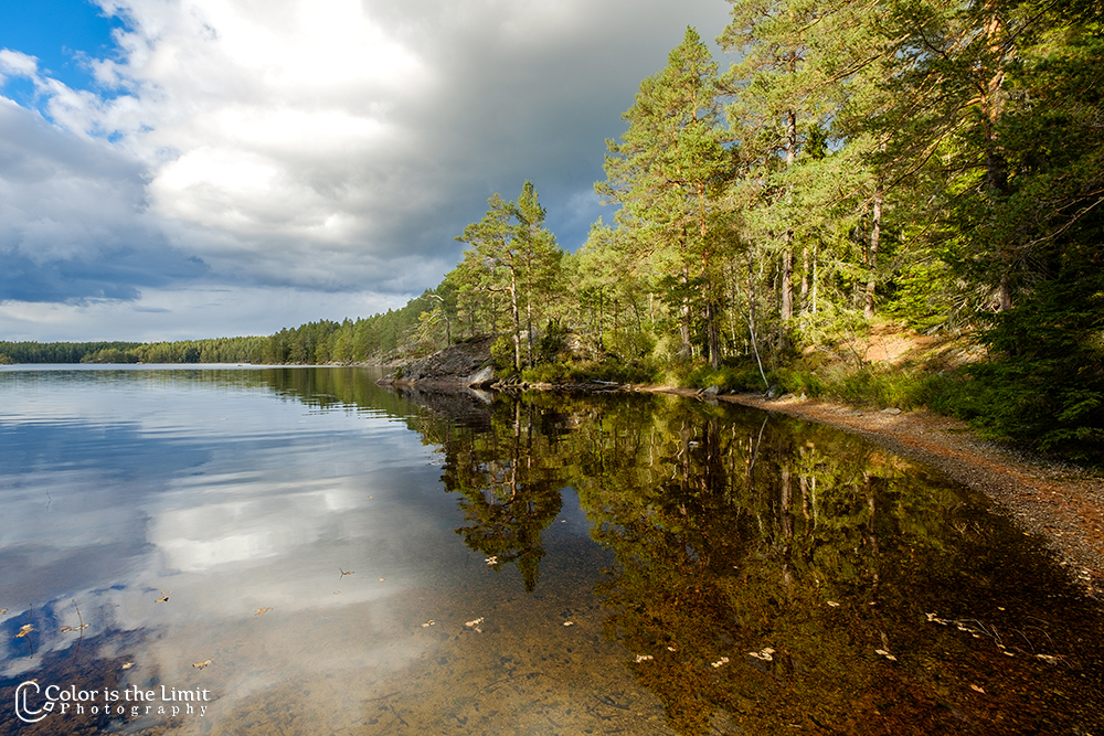 Stora Trehörningen - Tivedens National Park - Sverige
